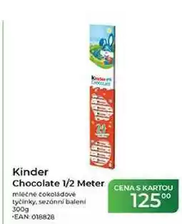 Tamda Foods Kinder Chocolate 1/2 Meter mléčné čokoládové tyčinky, sezónní balení nabídka