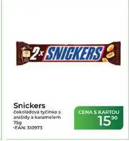 Tamda Foods Snickers čokoládová tyčinka s arašidy a karamelem nabídka