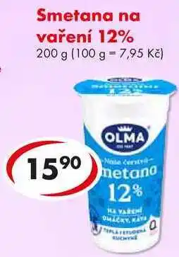 CBA Smetana na vaření 12% nabídka
