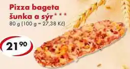 CBA Pizza bageta šunka a sýr nabídka
