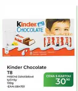 Tamda Foods Kinder Chocolate T8 mléčné čokoládové tyčinky nabídka
