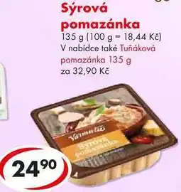 CBA Sýrová pomazánka nabídka