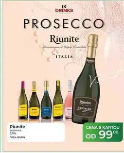 Tamda Foods Riunite prosecco nabídka