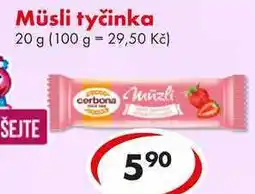 CBA Müsli tyčinka nabídka