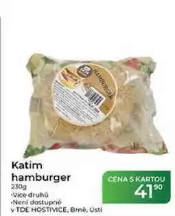 Tamda Foods Katim hamburger nabídka
