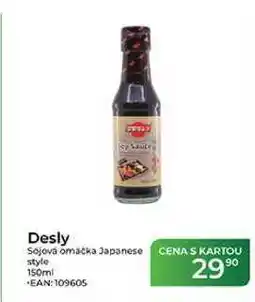 Tamda Foods Desly Sojová omáčka Japanese style nabídka