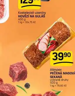 Flop PEČENÁ MASOVA SEKANÁ vybrané druhy nabídka