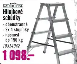 Hornbach Kaiserthal hliníkové schůdky nabídka