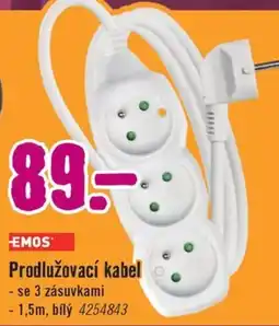 Hornbach Emos prodlužovací kabel nabídka
