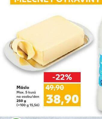Kaufland Máslo nabídka