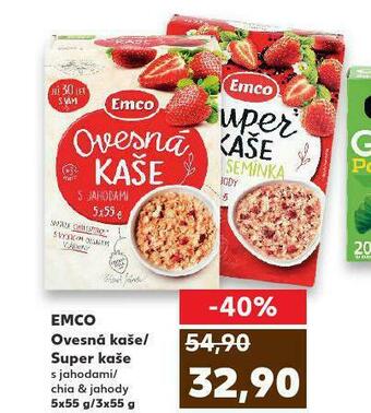Kaufland Emco ovesná kaše nabídka