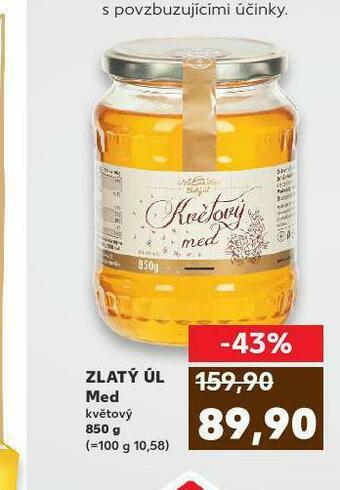 Kaufland Zlatý úl med nabídka