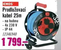 Hornbach Emos prodlužovací kabel nabídka