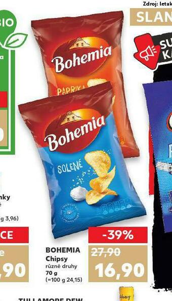 Kaufland Bohemia chipsy nabídka