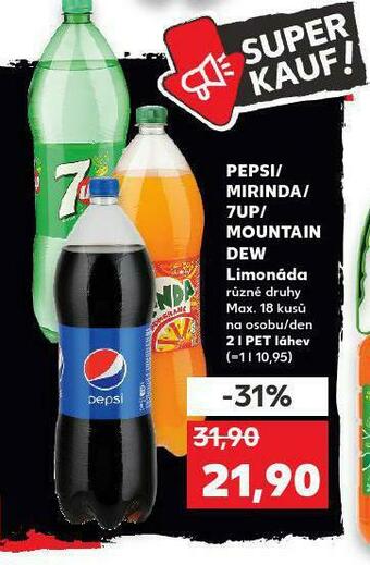 Kaufland Mountain dew nabídka