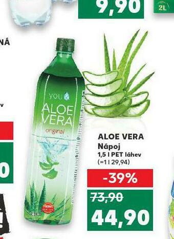 Kaufland Aloe vera nápoj nabídka