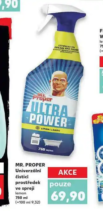 Kaufland Mr. proper čistič nabídka