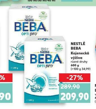 Kaufland Nestlé beba kojenecká výživa nabídka
