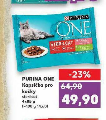 Kaufland Purina one kapsičky pro kočky nabídka