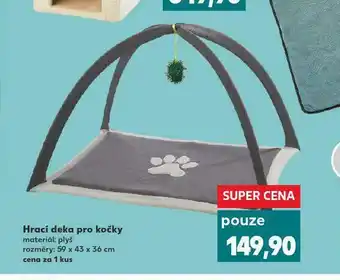 Kaufland Hrací deka pro kočky nabídka