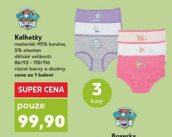 Kaufland Kalhotky nabídka