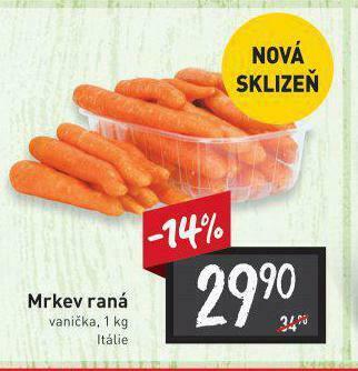 Billa Mrkev raná nabídka