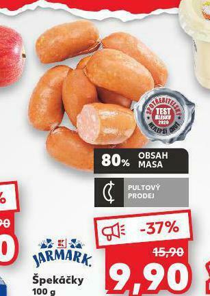 Kaufland Špekáčky nabídka