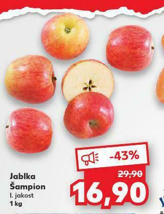 Kaufland Jablka nabídka