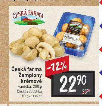 Billa Žampiony nabídka