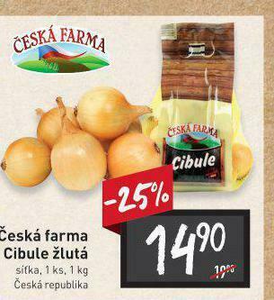Billa Cibule žlutá nabídka