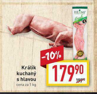 Billa Králík kuchaný nabídka