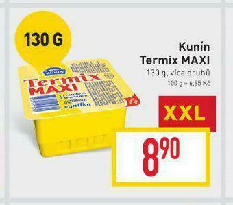 Billa Kunín termix nabídka