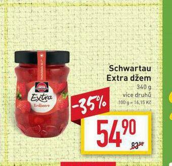 Billa Schwartau extra džem nabídka