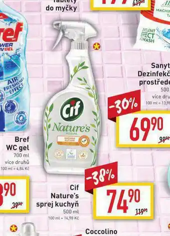 Billa Cif sprej kuchyň nabídka