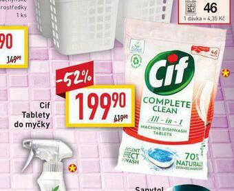 Billa Cif tablety do myčky nabídka