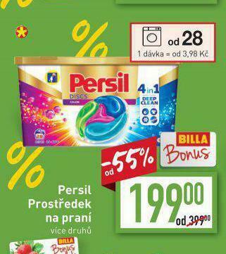 Billa Persil prací prostředek nabídka
