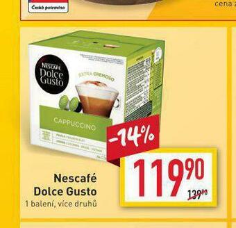 Billa Kávové kapsle dolce gusto nabídka