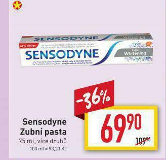 Billa Sensodyne zubní pasta nabídka