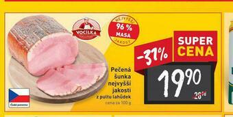 Billa Pečená šunka nabídka