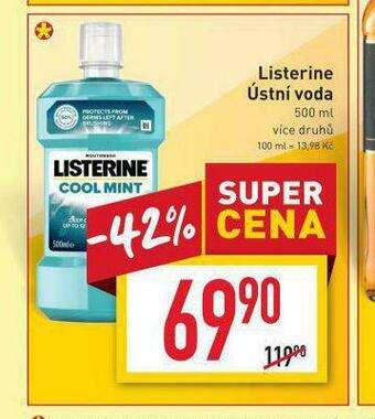 Billa Listerine ústní voda nabídka