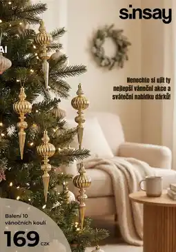 Sinsay sinsay vánoční koule nabídka