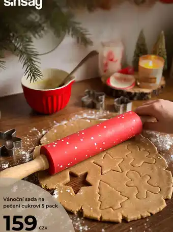 Sinsay Vánoční sada na pečení cukroví