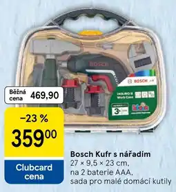 Tesco Bosch Kufr s nářadím nabídka