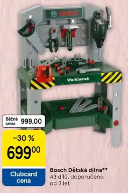Tesco Bosch Dětská dílna nabídka
