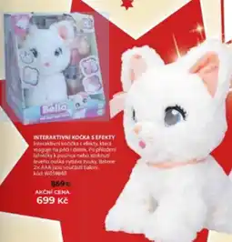 Wiky Interaktivní kočka s efekty nabídka