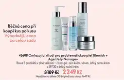 Oriflame Novage Omlazující rituál pro problematikou pleť Blemish + Age Defy Novage+ nabídka