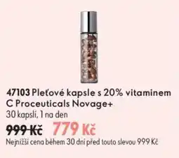 Oriflame Proceuticals Novage+ Pleťové kapsle s 20% vitaminem C nabídka