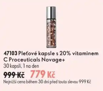 Proceuticals Novage+ Pleťové kapsle s 20% vitaminem C