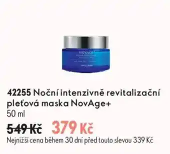 NovAge+ Noční intenzivně revitalizační pleťová maska
