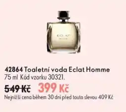 Oriflame Eclat toaletní voda Homme nabídka